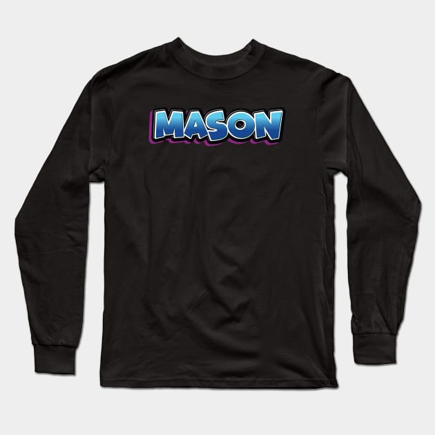 Mason Long Sleeve T-Shirt by ProjectX23Red